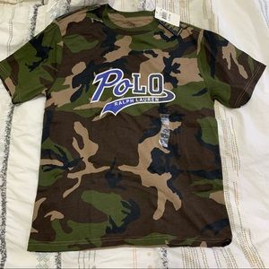 Polo Ralph Lauren Boys L (14-16) NWT Camo Tee